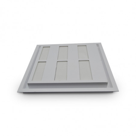 Grille ventilation diam. 125 blanc